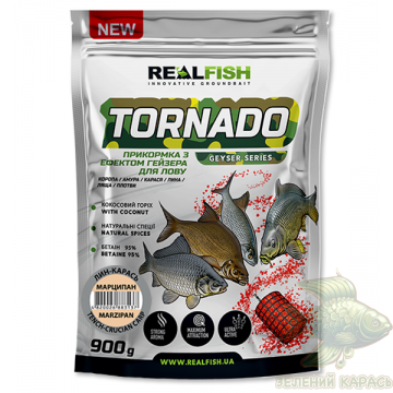 Прикормка Realfish Tornado Лин-карась марципан