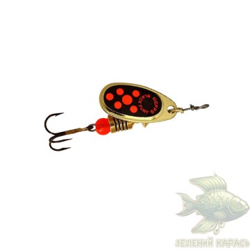 Вертушка Mepps Black Fury Gold/Orange