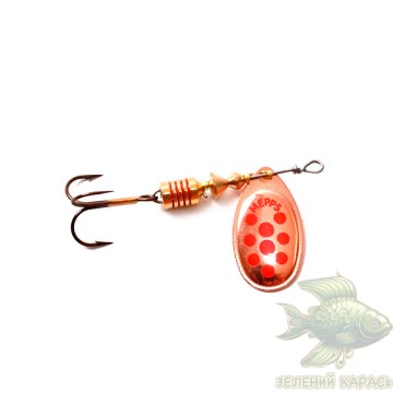 Вертушка Mepps Aglia Decoree Copper/Red №2, 4,5 г