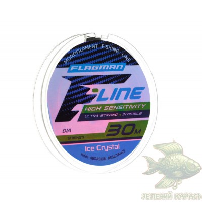 Волосінь Flagman F-Line Ice Crystal 30 м, 0,12 мм