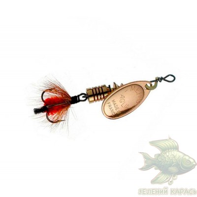 Обертова блешня Mepps Aglia Mouche Copper/Red Fly