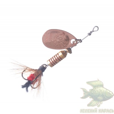 Обертова блешня Mepps Aglia Mouche Silver/Red Fly
