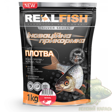 Риболовна прикормка Realfish Плітка мотиль