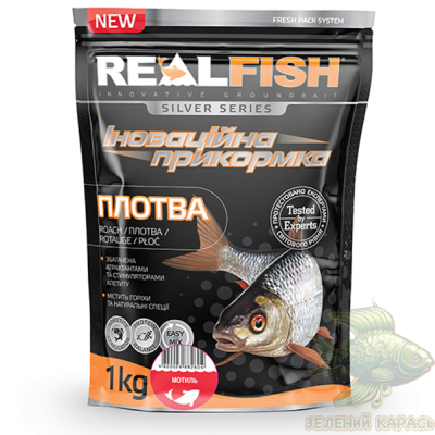 Риболовна прикормка Realfish Плітка мотиль
