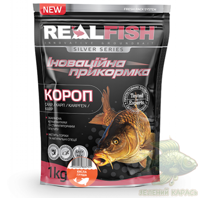 Риболовна прикормка Realfish Короп кисла груша