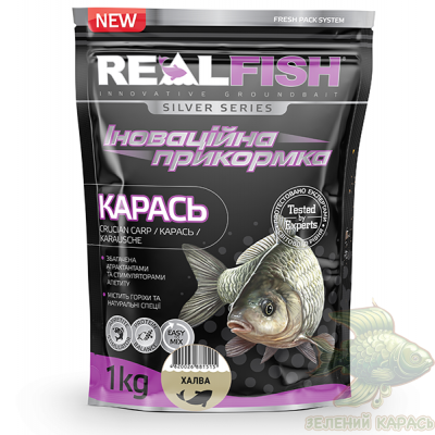Риболовна прикормка Realfish Карась халва
