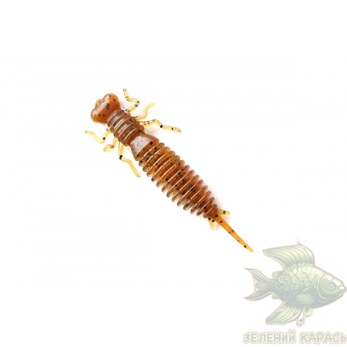 Силіконова приманка Larva 2.5 дюйма колір 002 Силіконова приманка Larva 2.5 дюйма колір 002
