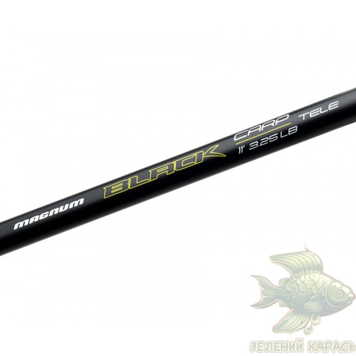 Коропове вудлище Flagman Magnum Black Carp Tele NGM 3,3 м 3,25 lb Коропове вудлище Flagman Magnum Black Carp Tele NGM 3,3 м 3,25 lb