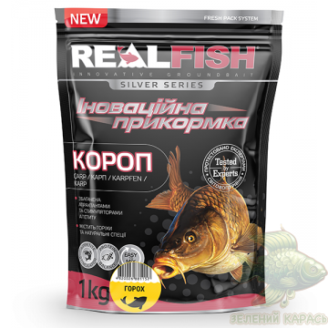 Риболовна прикормка Realfish Короп горох