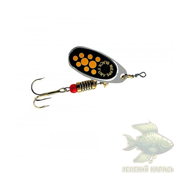 Обертова блешня Mepps Black Fury Silver/Orange №3, 6,5 г Обертова блешня Mepps Black Fury Silver/Orange №3, 6,5 г