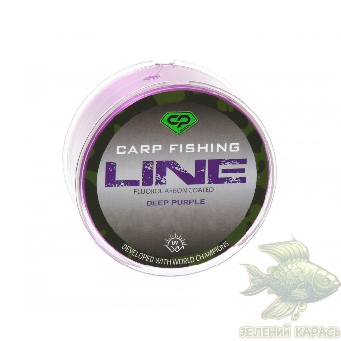 Волосінь Carp Pro Diamond Carp Fishing Line Fluorocarbon Coated Deep Purple 1000 м Волосінь Carp Pro Diamond Carp Fishing Line Fluorocarbon Coated Deep Purple 1000 м