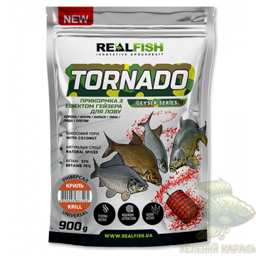 Прикормка Realfish Tornado Універсал криль