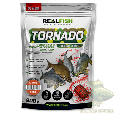 Прикормка Realfish Tornado Універсал криль