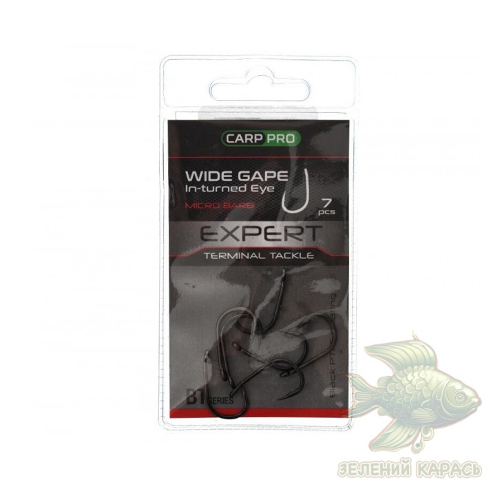 Коропові гачки Carp Pro Wide Gape BT Series Коропові гачки Carp Pro Wide Gape BT Series