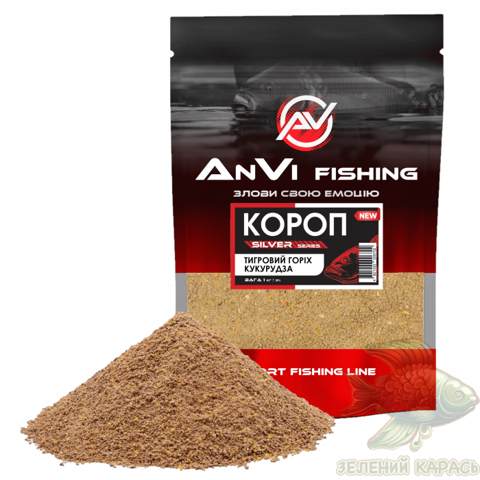 Прикормка Anvi Fishing Silver «Короп» 1 кг Прикормка Anvi Fishing Silver «Короп» 1 кг