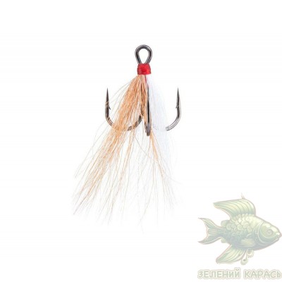 Трійник Owner DT-36BC Brown White з опушенням