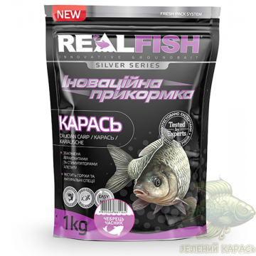 Риболовна прикормка Realfish Карась чебрець-часник