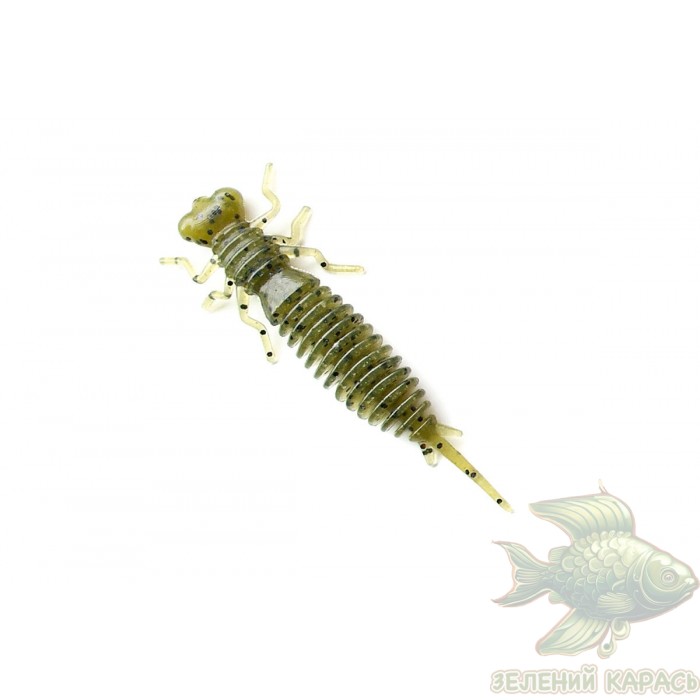 Силіконова приманка Larva 3 дюйма колір 001 Силіконова приманка Larva 3 дюйма колір 001