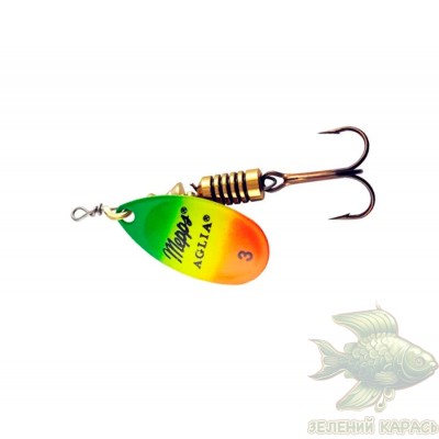 Обертова блешня Mepps Aglia Fluo Tiger