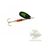 Обертова блешня Mepps Black Fury Black/Green
