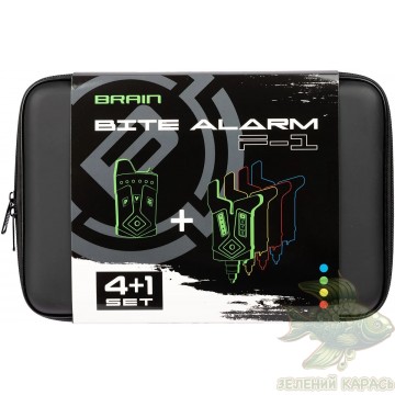 Набір сигналізаторів Brain Wireless Bite Alarm F-1 4+1