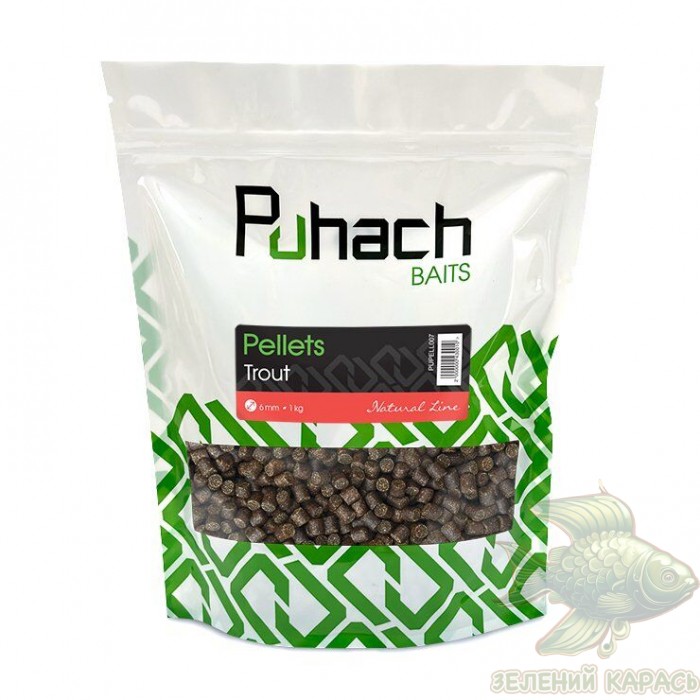 Пелетс Puhach Pellets Trout 1 кг Пелетс Puhach Pellets Trout 1 кг