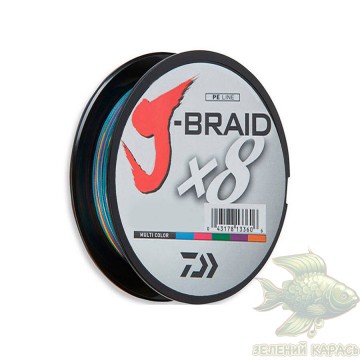 Шнур Daiwa J-Braid x8 Multicolor 150 м