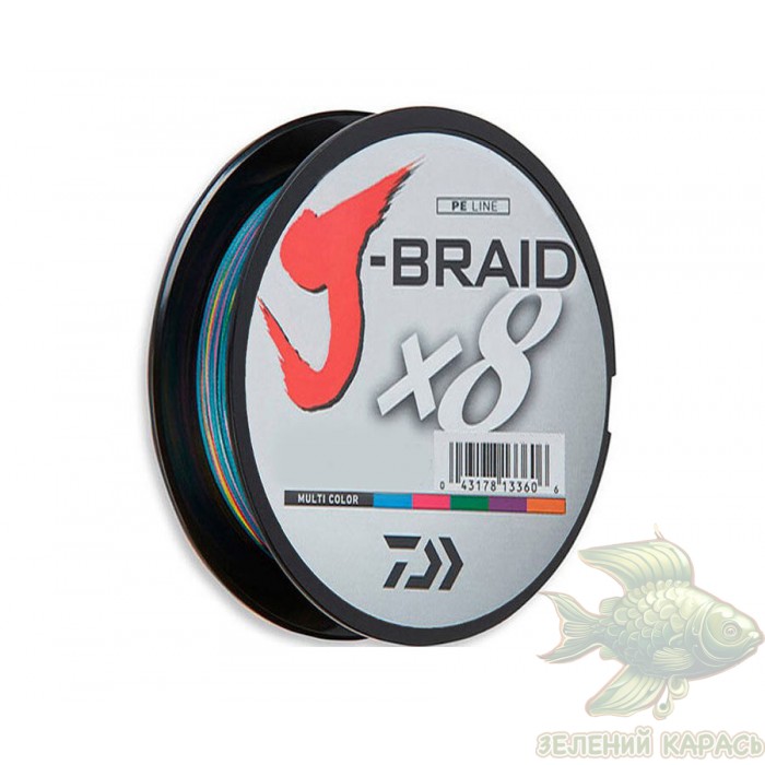 Шнур Daiwa J-Braid x8 Multicolor 150 м Шнур Daiwa J-Braid x8 Multicolor 150 м