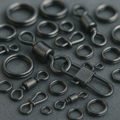 Карабіни, вертлюги, швидкозʼєми рибальські