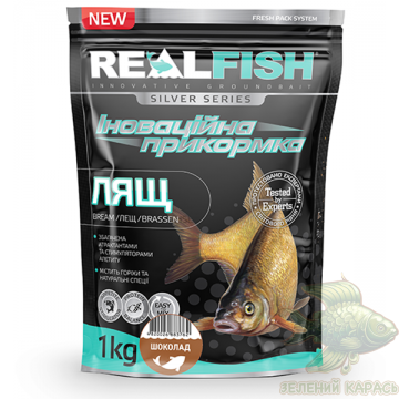 Риболовна прикормка Realfish Лящ шоколад