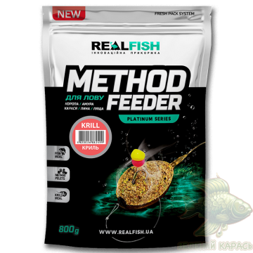 Прикормка Realfish Method Feeder Krill