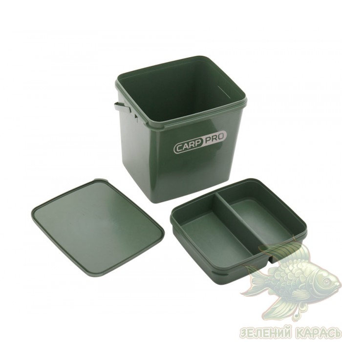 Відро Carp Pro Plastic Bucket 10 л з кришкою та лотком Відро Carp Pro Plastic Bucket 10 л з кришкою та лотком