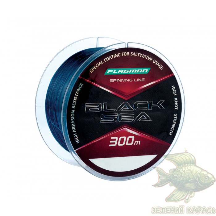 Волосінь Flagman Black Sea Spinning Line 300 м Blue Волосінь Flagman Black Sea Spinning Line 300 м Blue